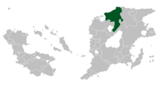Map showing Xara Khanate