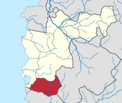 Location of Auridon in Raingate