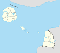 Location of the host city in San Monique.