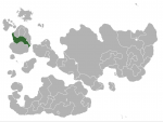 Map showing Alexandria in Internatia