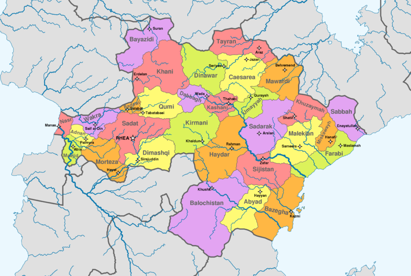 File:Gandhara, administrative divisions - colored.svg