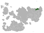 Map showing Eriod in Internatia
