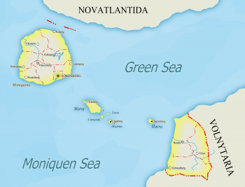 Map of San Monique