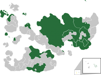 Map of Internatia with IFTA members highlighted in green.