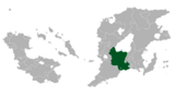 Map showing Almarania
