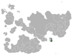 Map showing Yutuland in Internatia