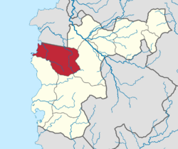 Location of Cambria in Raingate
