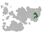 Map showing Monteverde in Internatia