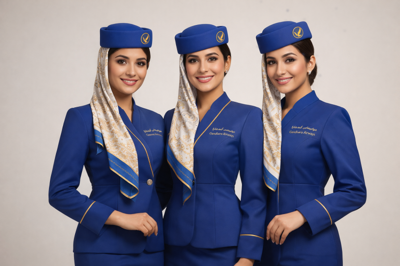 File:Gandhara Airways cabin crew.png