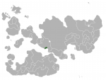 Map showing Bitland in Internatia